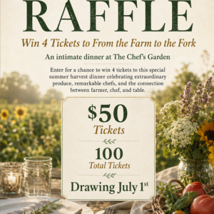 Win 4 Tickets to the Chef’s Garden Event