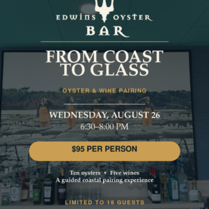 From Coast to Glass: An Oyster & Wine Pairing