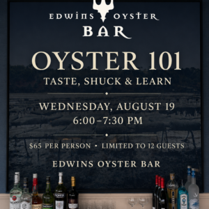 Oyster 101: Taste, Shuck & Learn