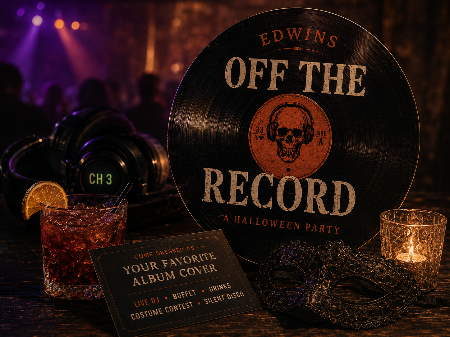 EDWINS Off the Record Halloween Party