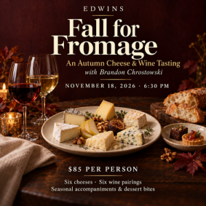 Fall for Fromage: An Autumn Cheese & Wine Tasting