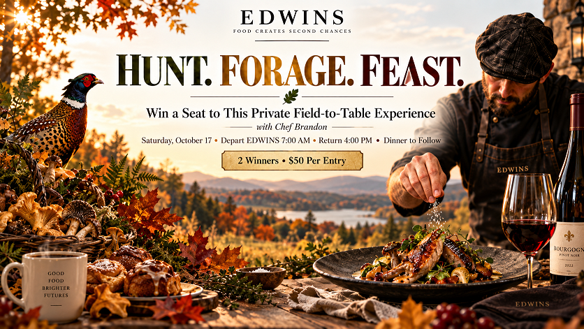 Hunt. Forage. Feast. — Raffle